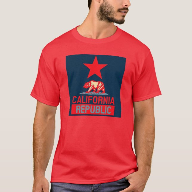 Kalifornien, republiken Urban Hope Stil T-shirt (Framsida)