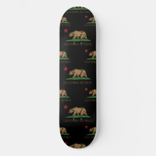 Kalifornien republikmönster 1 skateboard bräda 19,5 cm