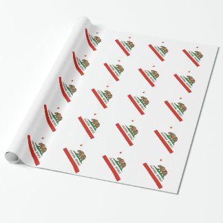Kalifornien republikstatlig flagga presentpapper