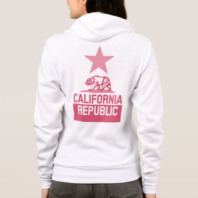 KALIFORNIEN REPUBLIKstatlig flagga T-shirt (Baksida)