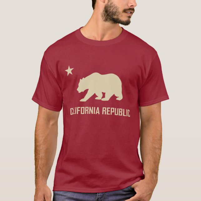 Kalifornien republikT-tröja Tee (Framsida)
