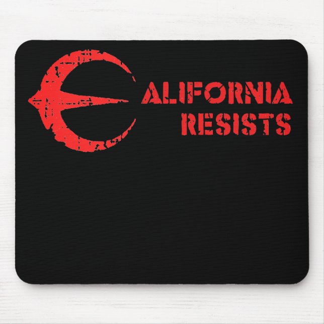 Kalifornien Resists Mouse Pad Musmatta (Framsidan)