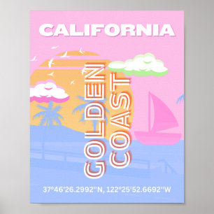 Kalifornien, Reskonst, Preppy Poster