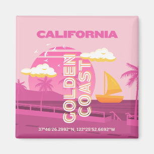 Kalifornien, Reskonst, Preppy, Rosa Magnet