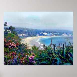 Kalifornien Riviera of Laguna Beach Poster
