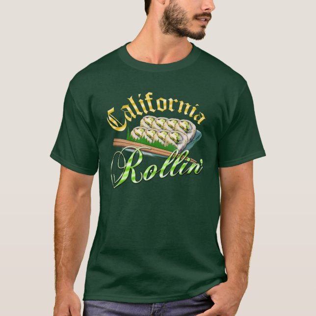 Kalifornien Rollin T Shirt (Framsida)