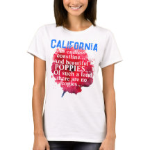 Kalifornien Romantic BeSnyc Poppies Patriotic