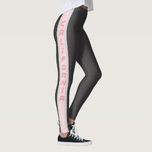 Kalifornien rosor och grå färg leggings