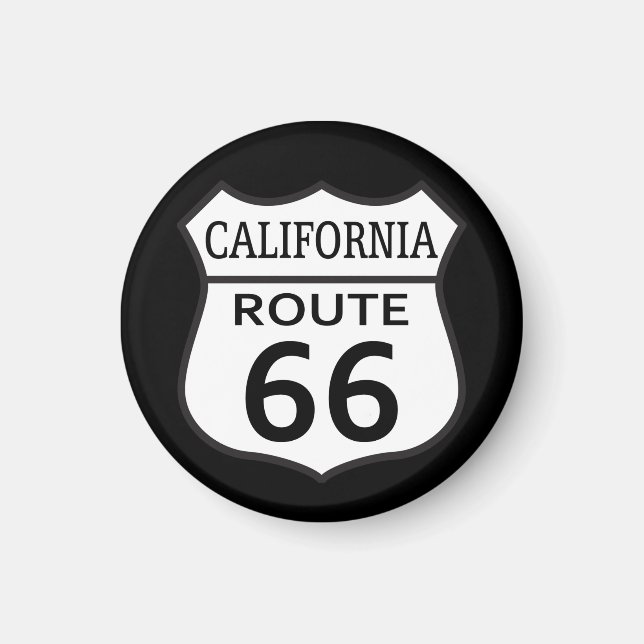 Kalifornien Route 66 Magnet (Framsidan)