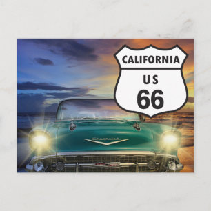 Kalifornien Route 66-vykort Vykort