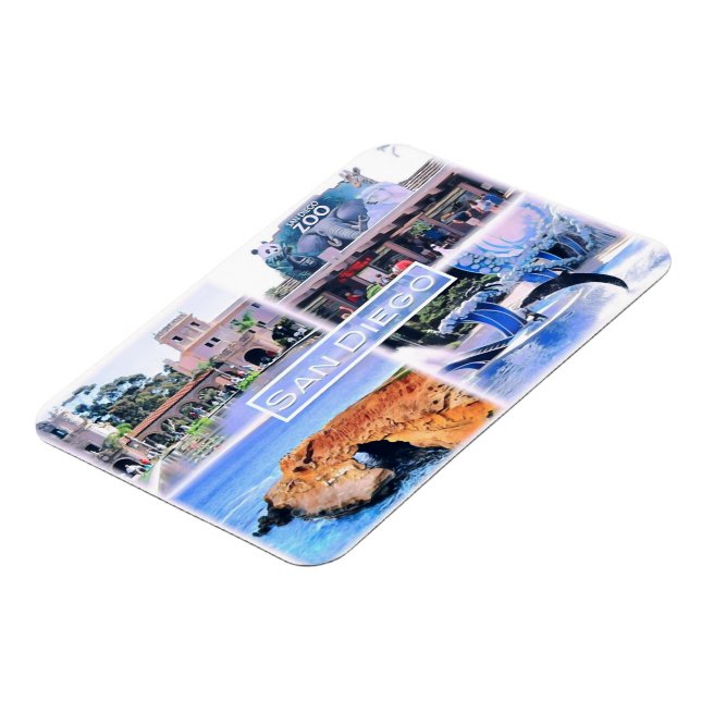 Kalifornien - San Diego - Mosaic - USA - Magnet (Vänstra Sidan)