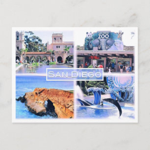 Kalifornien - San Diego - Mosaic - USA - Vykort