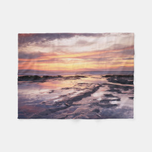 Kalifornien, San Diego, Sunset Cliffs, Sunset 1 Fleecefilt
