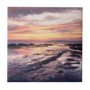 Kalifornien, San Diego, Sunset Cliffs, Sunset 1 Kakelplatta