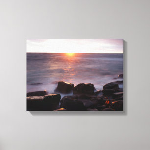 Kalifornien, San Diego, Sunset Cliffs, Sunset 2 Canvastryck