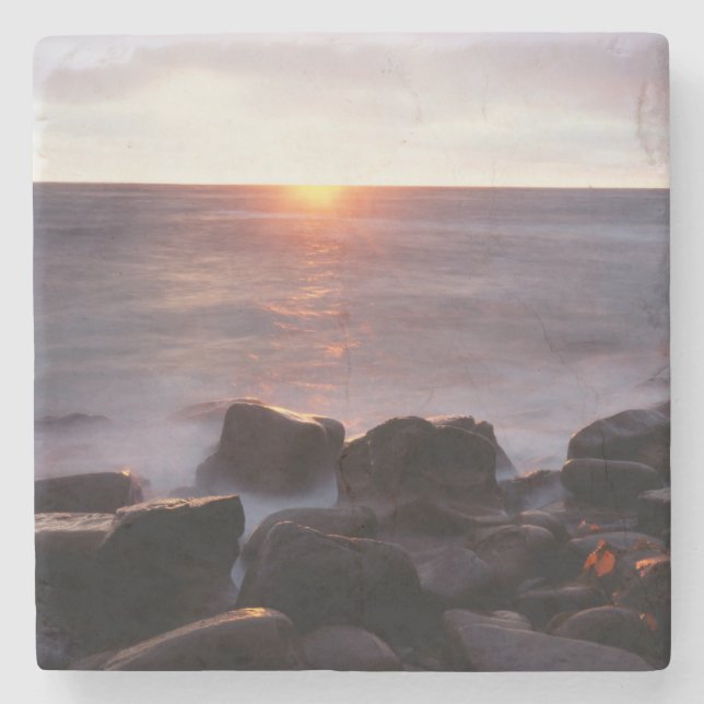 Kalifornien, San Diego, Sunset Cliffs, Sunset 2 Underlägg Sten (Framsidan)