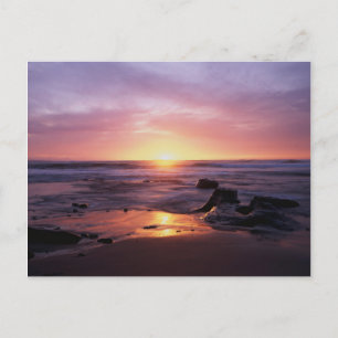 Kalifornien, San Diego, Sunset Cliffs, Sunset 4 Vykort