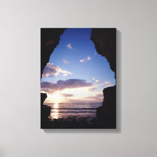 Kalifornien, San Diego, Sunset Cliffs, Sunset 5 Canvastryck