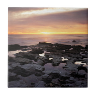 Kalifornien, San Diego, Sunset Cliffs, Sunset 6 Kakelplatta