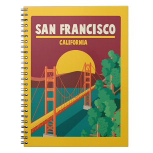 Kalifornien San Francisco Anteckningsbok