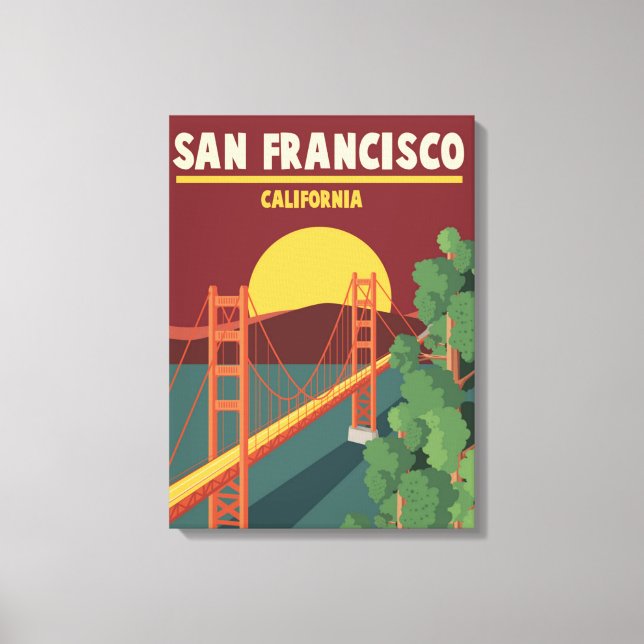Kalifornien | San Francisco Canvastryck (Framsida)