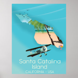Kalifornien, Santa Catalina Poster
