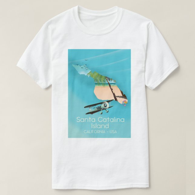 Kalifornien, Santa Catalina T Shirt (Design framsida)