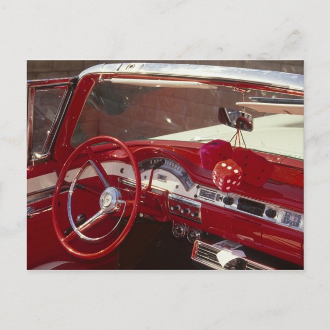 Kalifornien:  Santa Ynez Dal, Solvang, 1957 Vykort (Framsida)