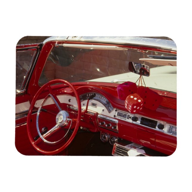 Kalifornien: Santa Ynez Valley, Solvang, 1957 Magnet (Horisontell)