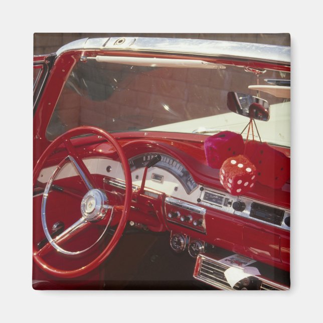 Kalifornien: Santa Ynez Valley, Solvang, 1957 Magnet (Framsidan)