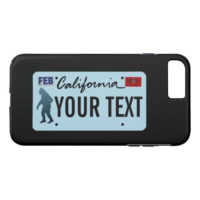 Kalifornien Sasquatch registreringsskylt Case-Mate iPhone Skal (Baksida (horisontal))