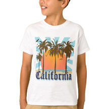 Kalifornien sätter på land solnedgång