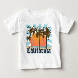 Kalifornien sätter på land solnedgång t-shirt