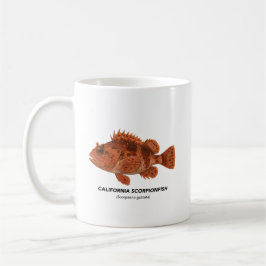 Kalifornien Scorpionfish - Marine Animals of Calif Kaffemugg
