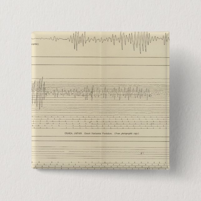 Kalifornien Seismogram 15 Knapp (Framsida)