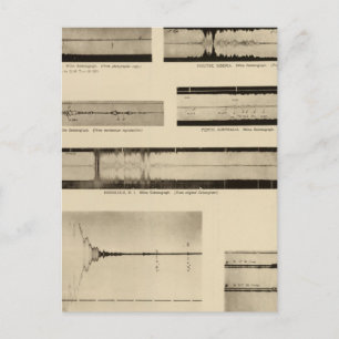 Kalifornien Seismogram 2 Vykort