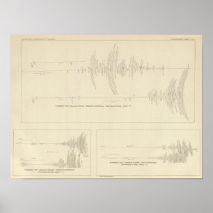 Kalifornien Seismogram 6 Poster