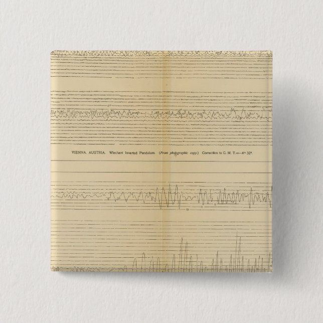 Kalifornien Seismogram 9 Knapp (Framsida)