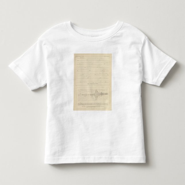 Kalifornien Seismograms 4 T Shirt (Framsida)