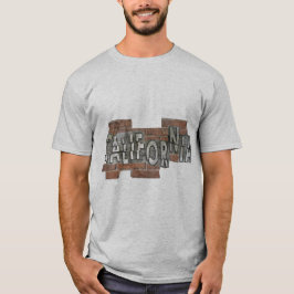 KALIFORNIEN SKALVTSHIRT T SHIRT