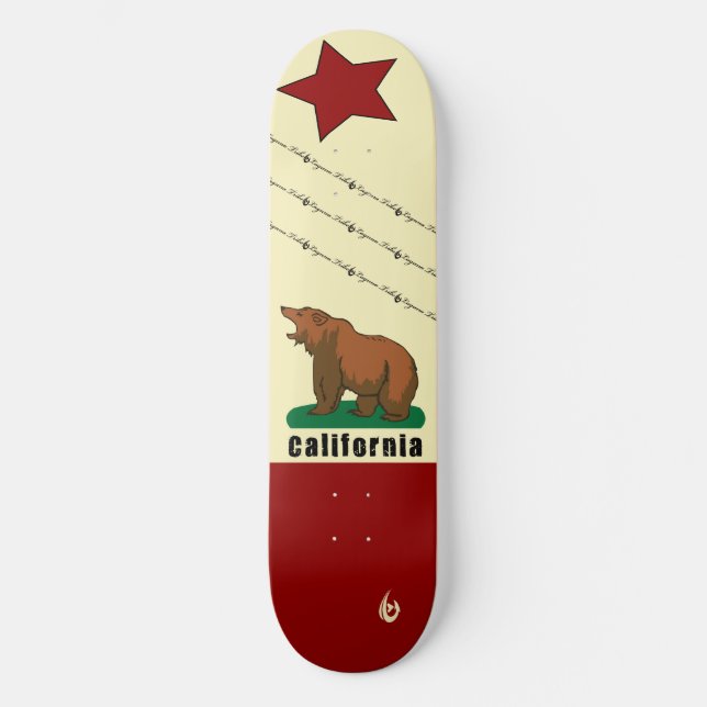 Kalifornien Skateboard Bräda 20,5 Cm (Framsida)