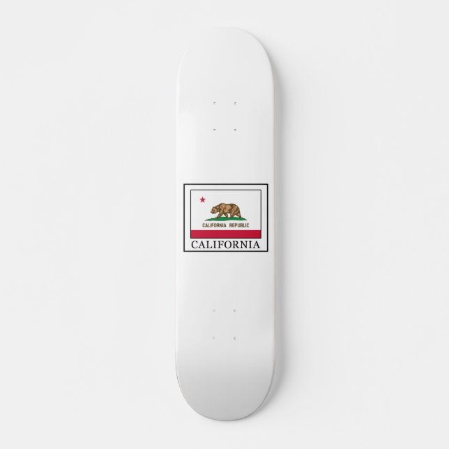 Kalifornien Skateboard Bräda 21,5 Cm (Framsida)