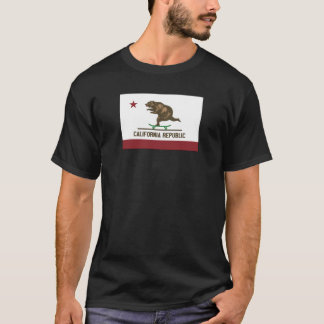 Kalifornien Skateboardbjörn Tee Shirt