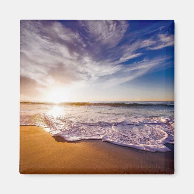 Kalifornien solnedgång.. vacker magnet (Framsidan)