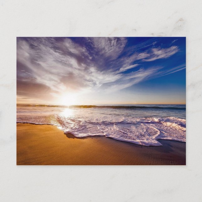 Kalifornien solnedgång.. vacker vykort (Framsida)