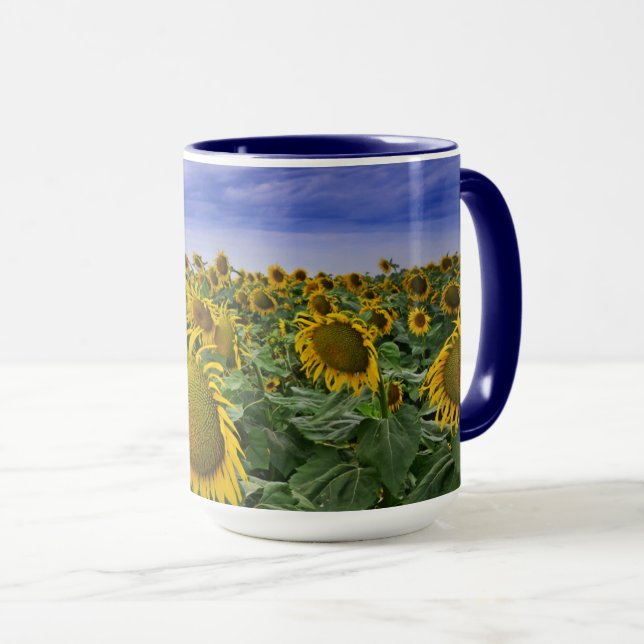 Kalifornien solrosfält mugg (Framsida höger)
