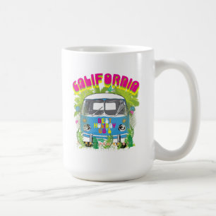 Kalifornien som surfar skåpbilen kaffemugg