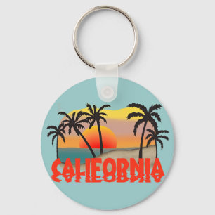 Kalifornien souvenir nyckelring