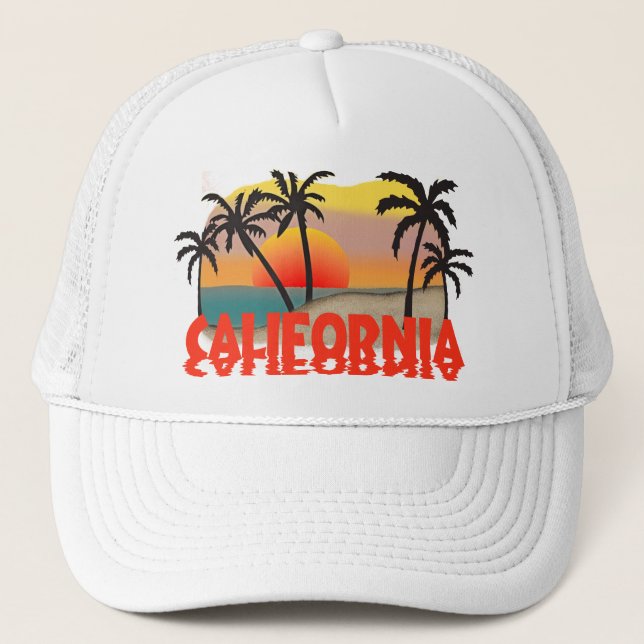 Kalifornien souvenir truckerkeps (Framsida)