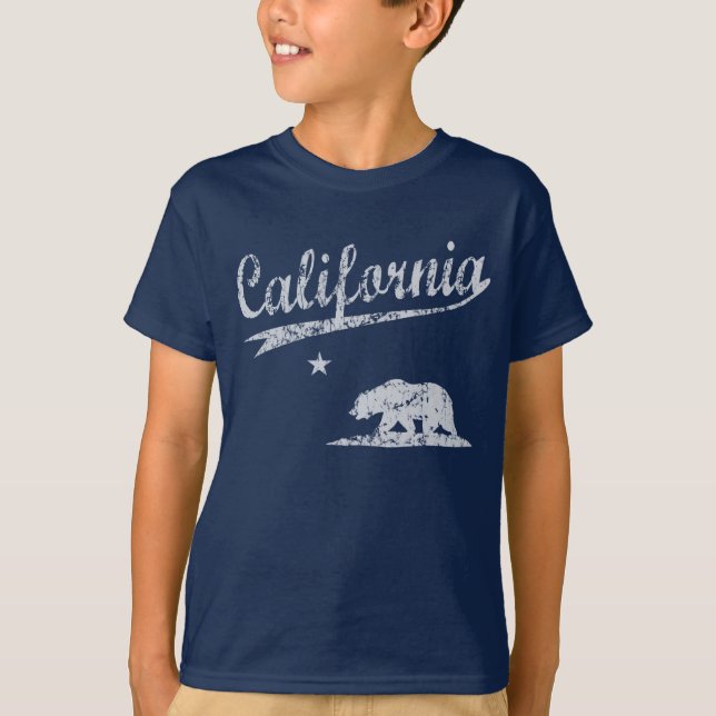 Kalifornien sportstil tee shirt (Framsida)